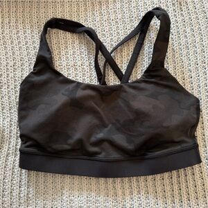 Lululemon Energy Bra, size 6, camo